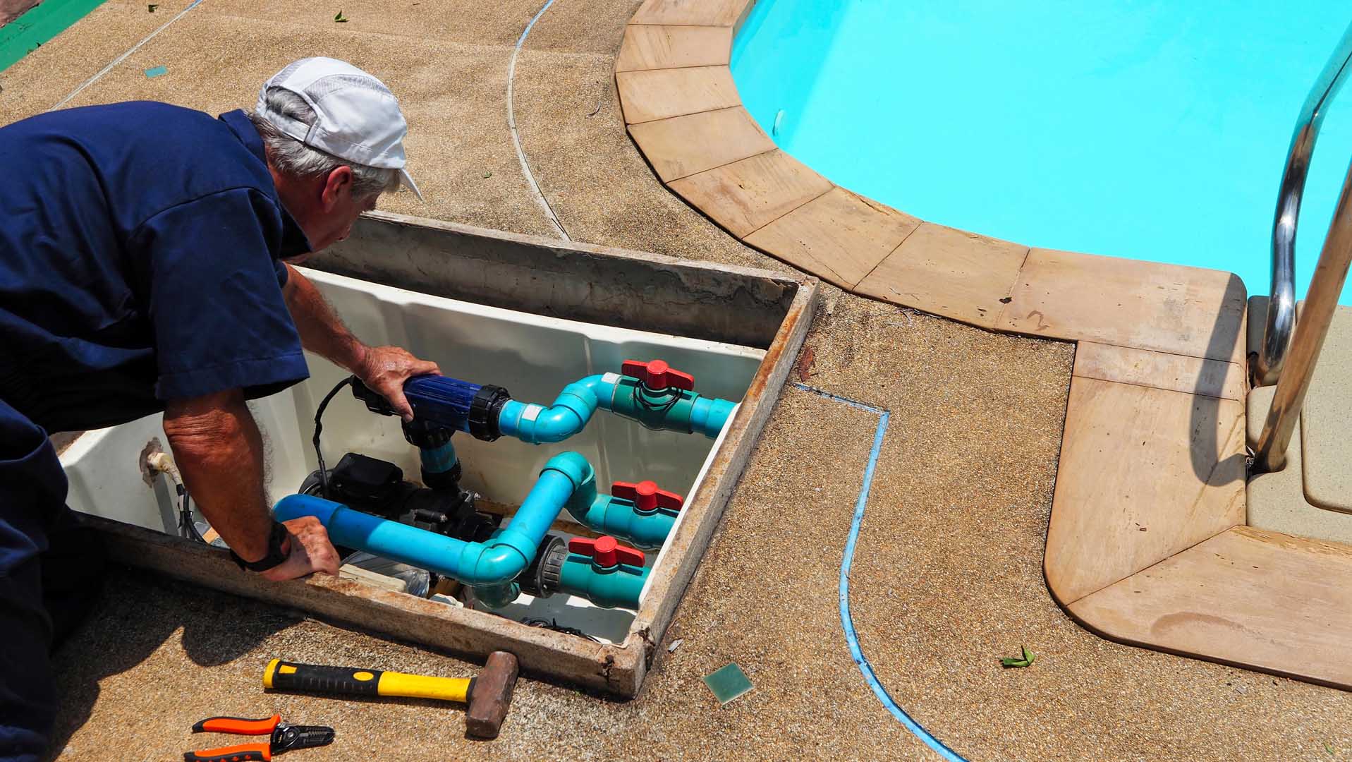 Reliable pool service by ACORB POOLS LLC for clean and well maintained swimming pools year round